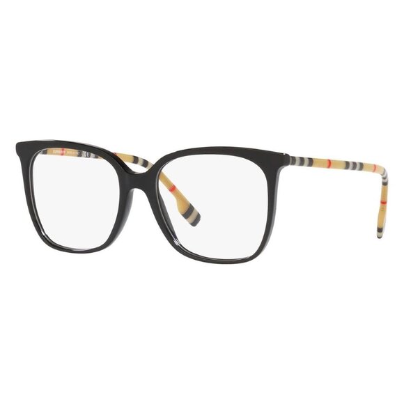 New Authentic  BURBERRY Louise Black Square BE2367 3853 Glasses Women - Picture 1 of 4